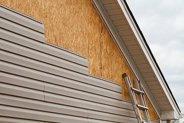 Professional Vinyl Siding technician working in Mount Hope, WV